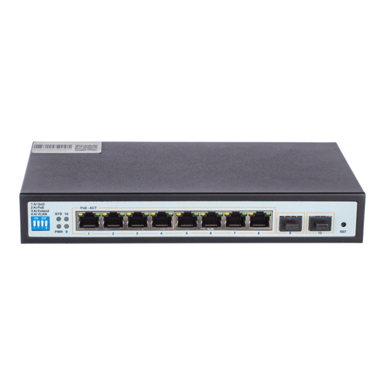 PoE коммутатор 8 портов ATIX AT-NS-8GP-2GS/L2-96 (F)